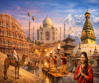 Golden Triangle With Rajasthan, Varanasi And Nepal Tour